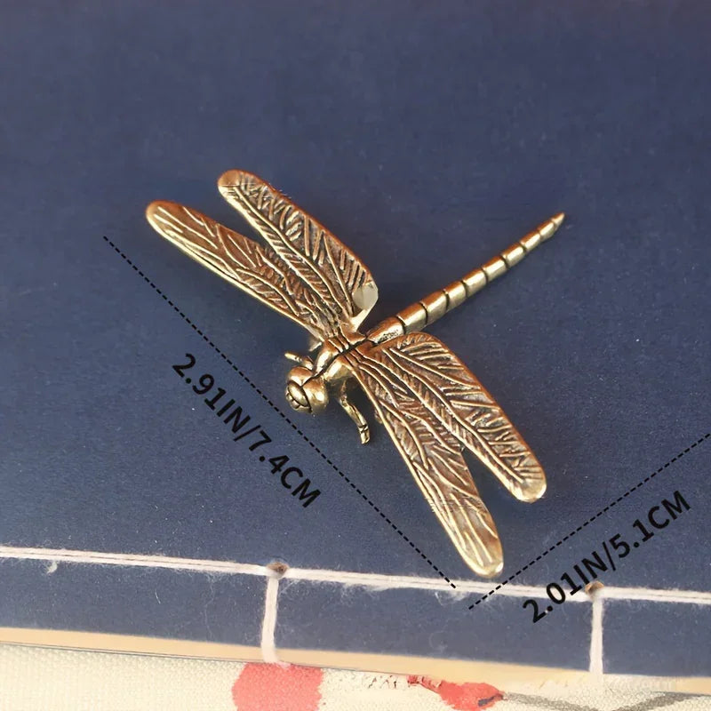 Brass Dragonfly Tabletop Accent