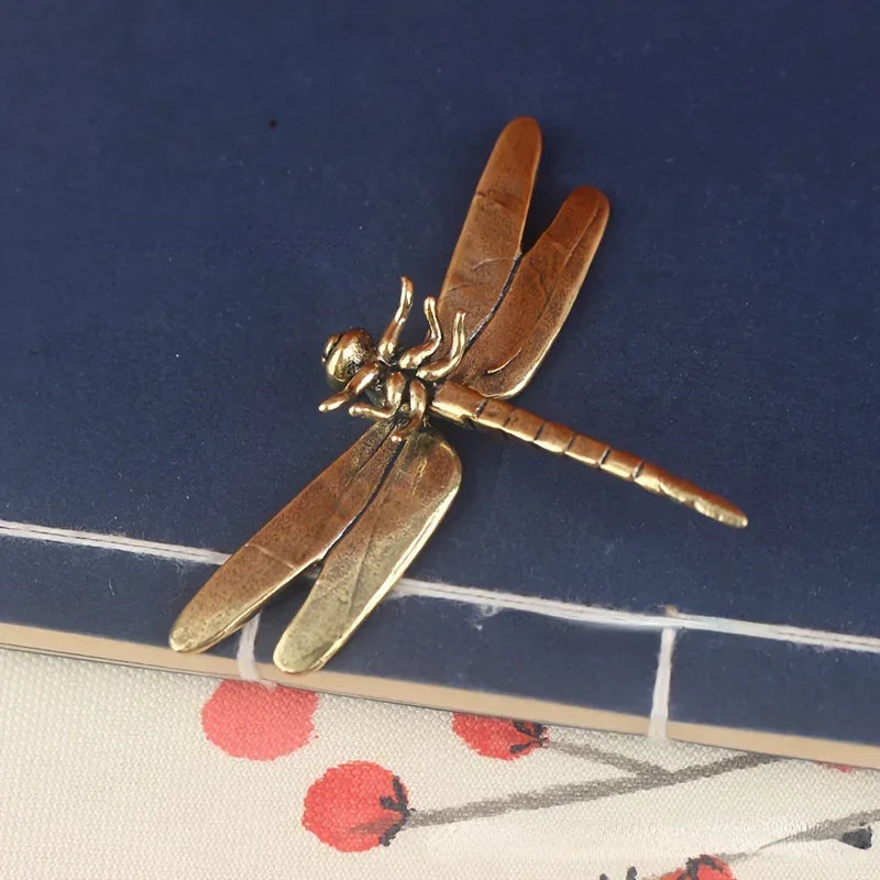 Brass Dragonfly Tabletop Accent