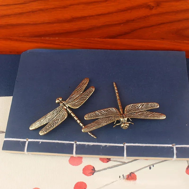 Brass Dragonfly Tabletop Accent