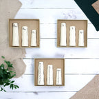 Mini Porcelain Vase Set — 3 Pieces