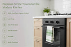 Everyday Striped Cotton Kitchen Towels — Set of 6