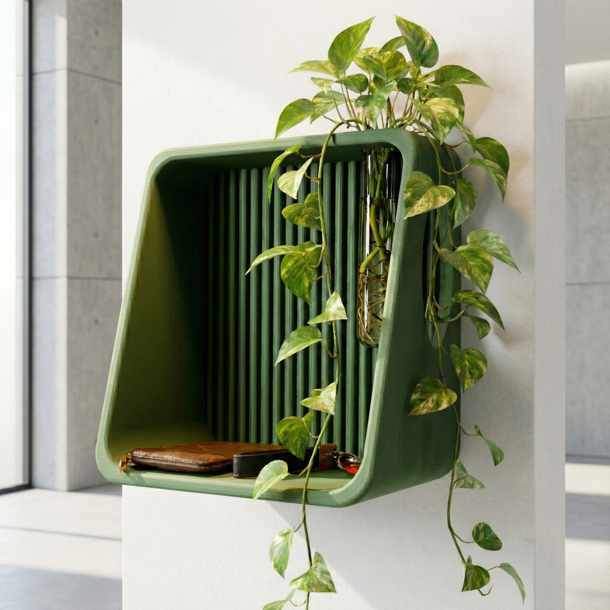 Modern Floating Wall Shelf, Propagation or Reed Diffuser
