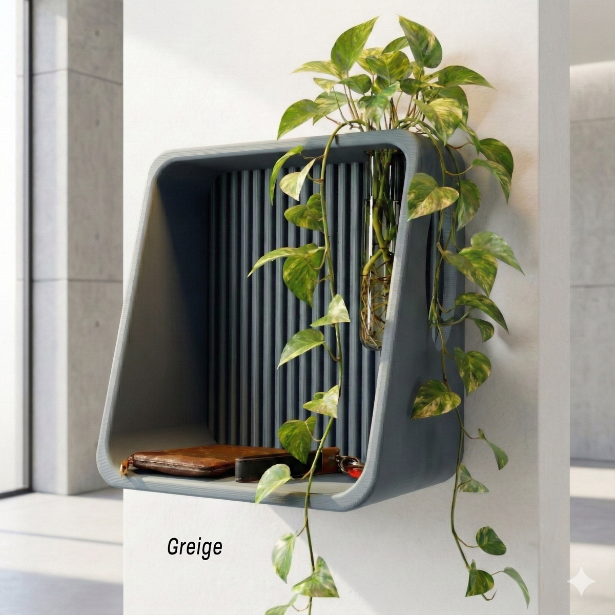 Modern Floating Wall Shelf, Propagation or Reed Diffuser