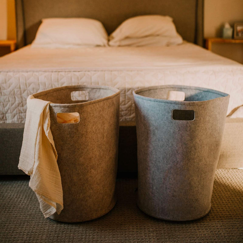 Soft Felt Everyday Laundry Hamper — product view 6
