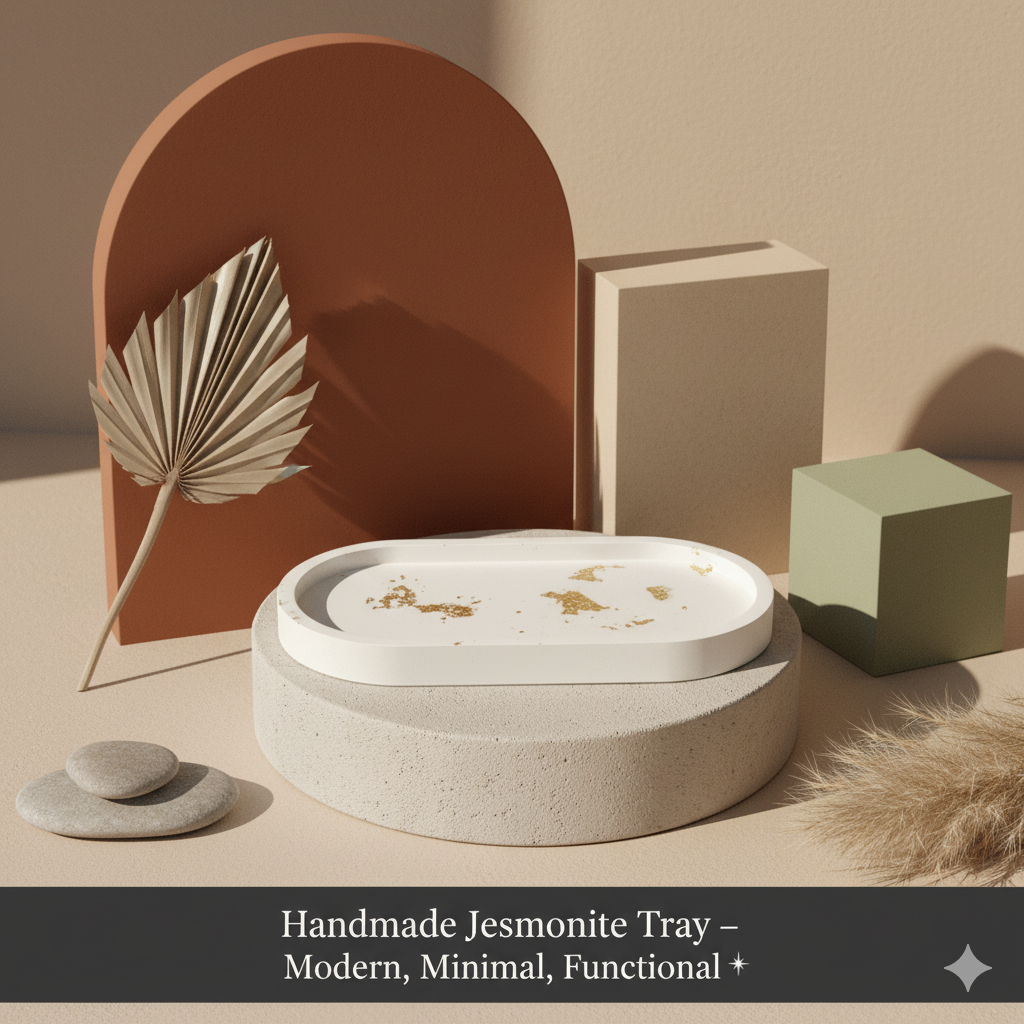 Handmade Jesmonite Tray
