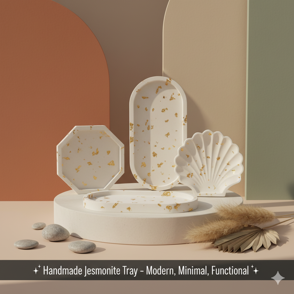 Handmade Jesmonite Tray