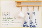 Everyday Striped Cotton Kitchen Towels — Set of 6