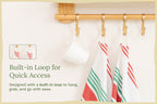 Everyday Striped Cotton Kitchen Towels — Set of 6