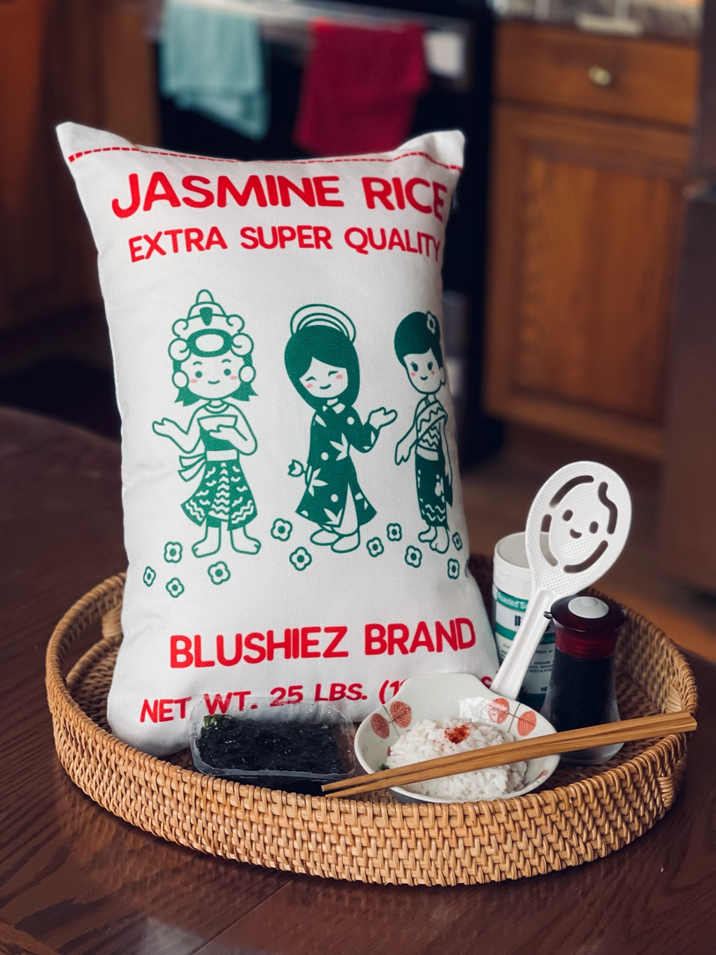 Jasmine Rice Bag Accent Pillow