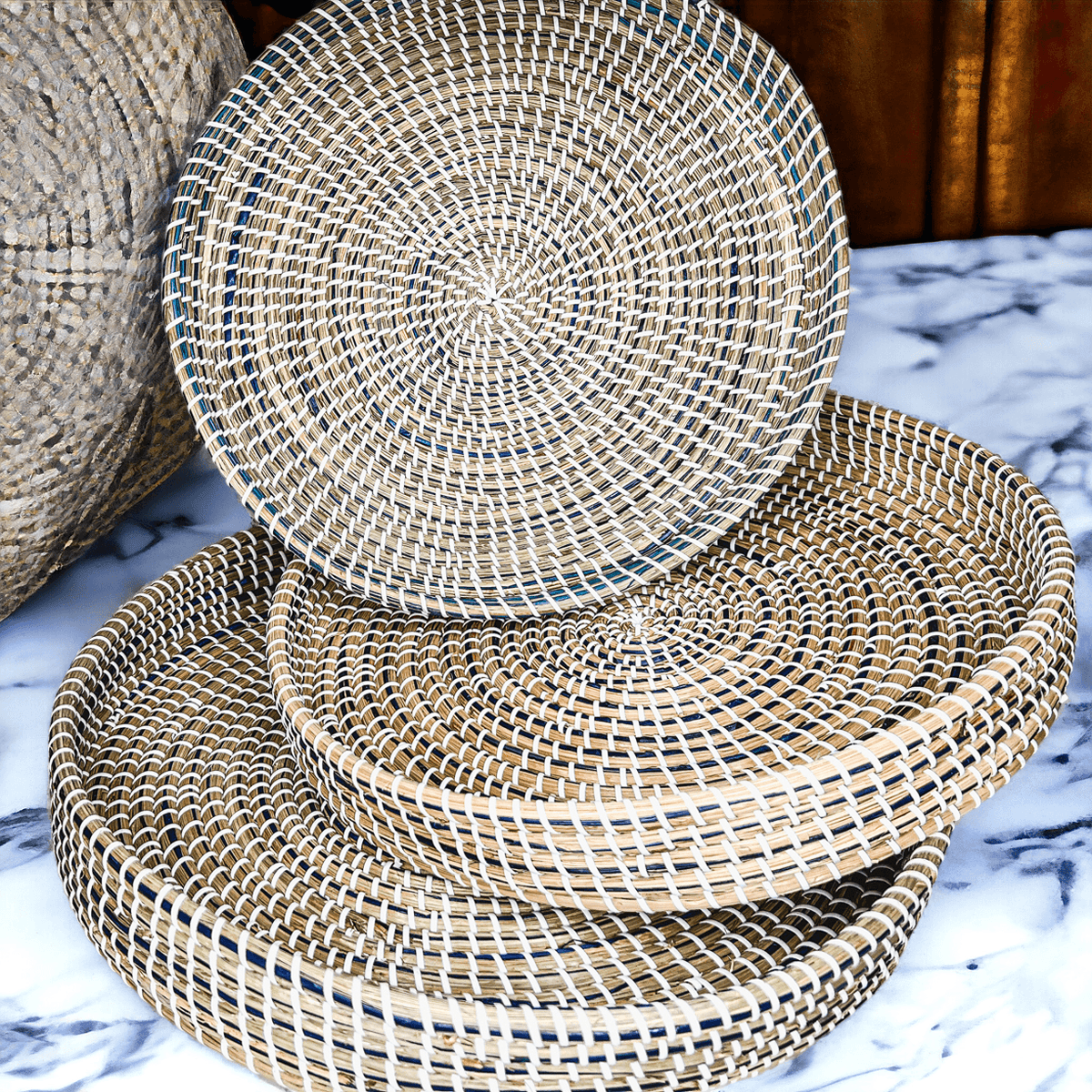 Natural Seagrass Trays — 6 Sizes