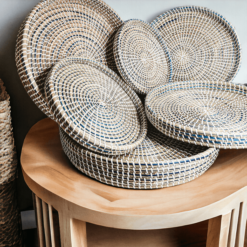 Natural Seagrass Trays — 6 Sizes