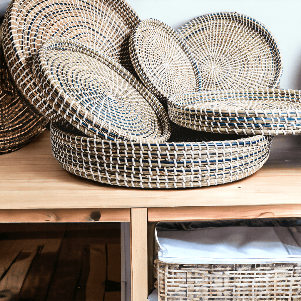Natural Seagrass Trays — 6 Sizes