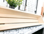Gather Rustic Wooden Centerpiece Tray — 20 × 12 in.