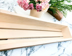 Gather Rustic Wooden Centerpiece Tray — 20 × 12 in.