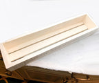 Gather Rustic Wooden Centerpiece Tray — 20 × 12 in.