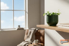 Fluted Indoor Planter with Drainage