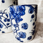 Blue & White Chinoiserie Porcelain Vase