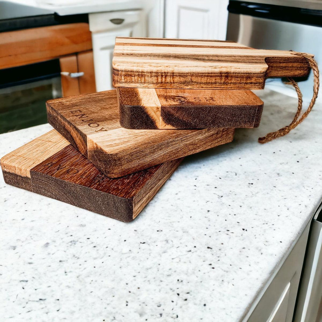 Mini Acacia Charcuterie Boards — Singles or Set of 4 — product view 17