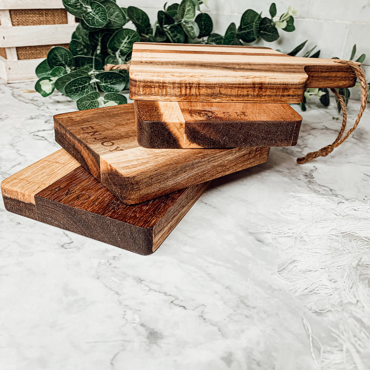 Mini Acacia Charcuterie Boards — Singles or Set of 4 — product view 12