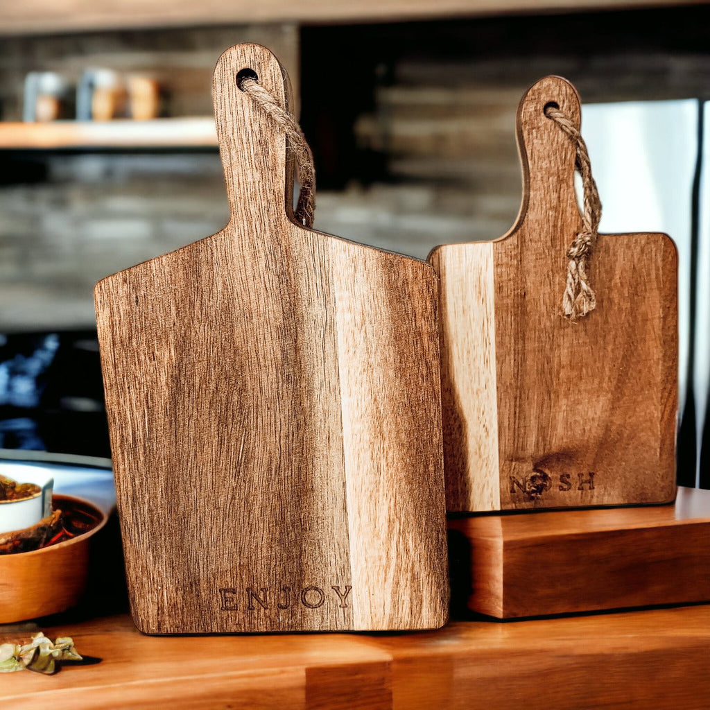 Mini Acacia Charcuterie Boards — Singles or Set of 4 — product view 2