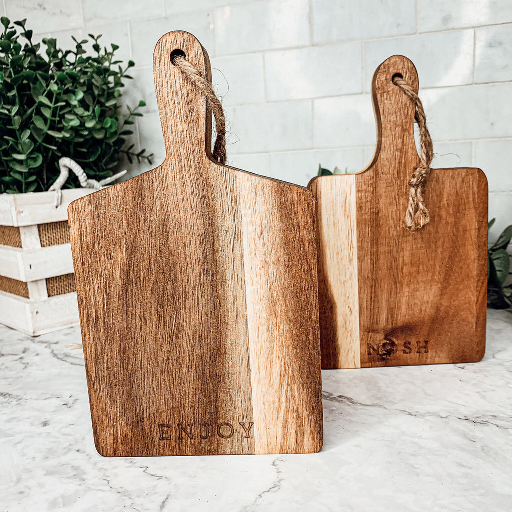 Mini Acacia Charcuterie Boards — Singles or Set of 4 — product view 11