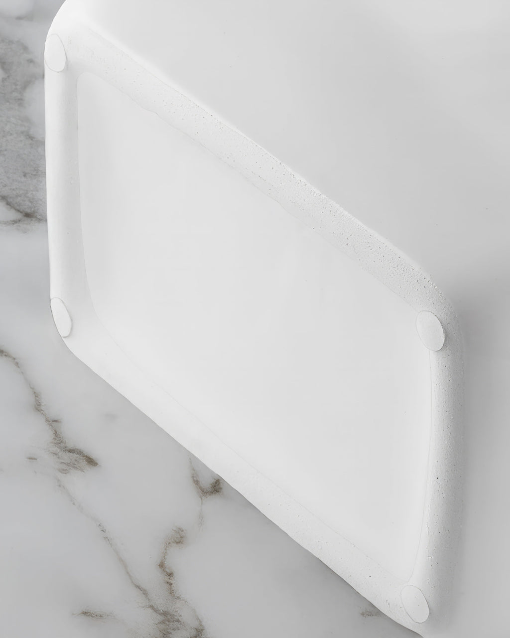 Sculptural Ceramic Handbag Vase — White