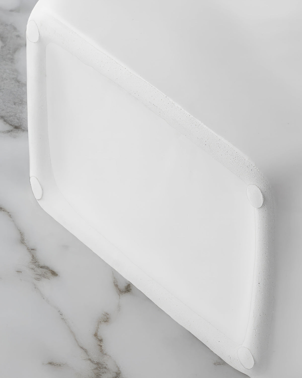 Sculptural Ceramic Handbag Vase — White