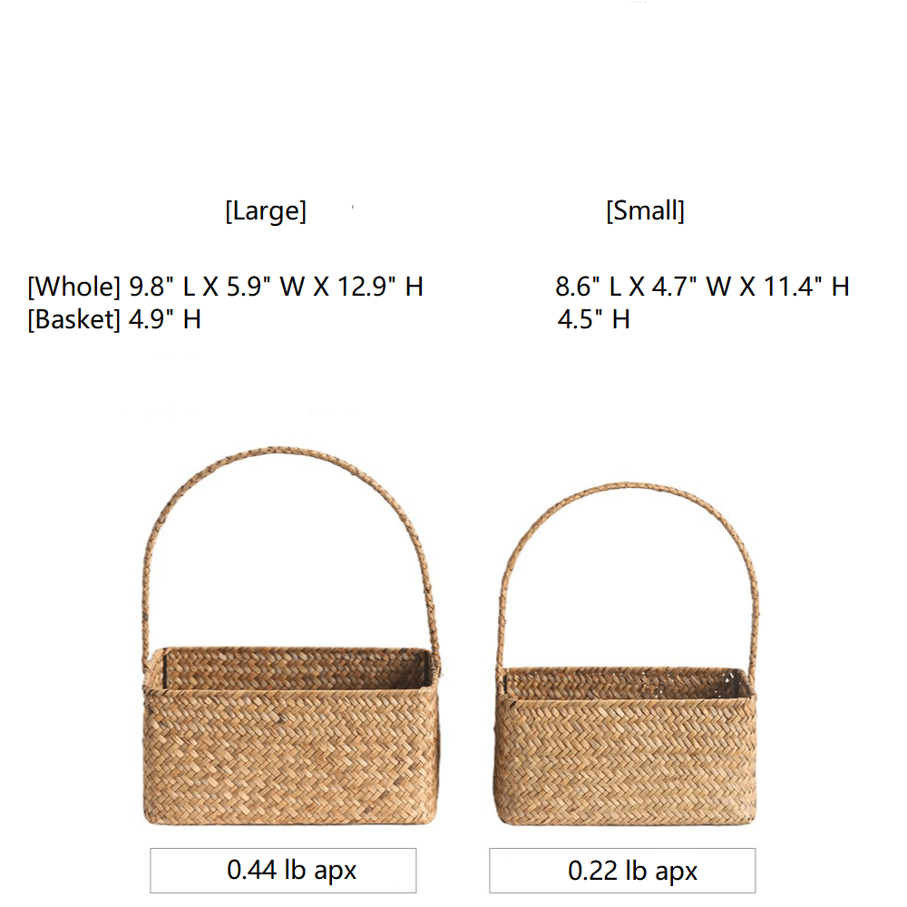 Natural Woven Carry Basket