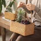 Natural Woven Carry Basket