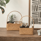 Natural Woven Carry Basket