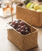 Natural Woven Carry Basket