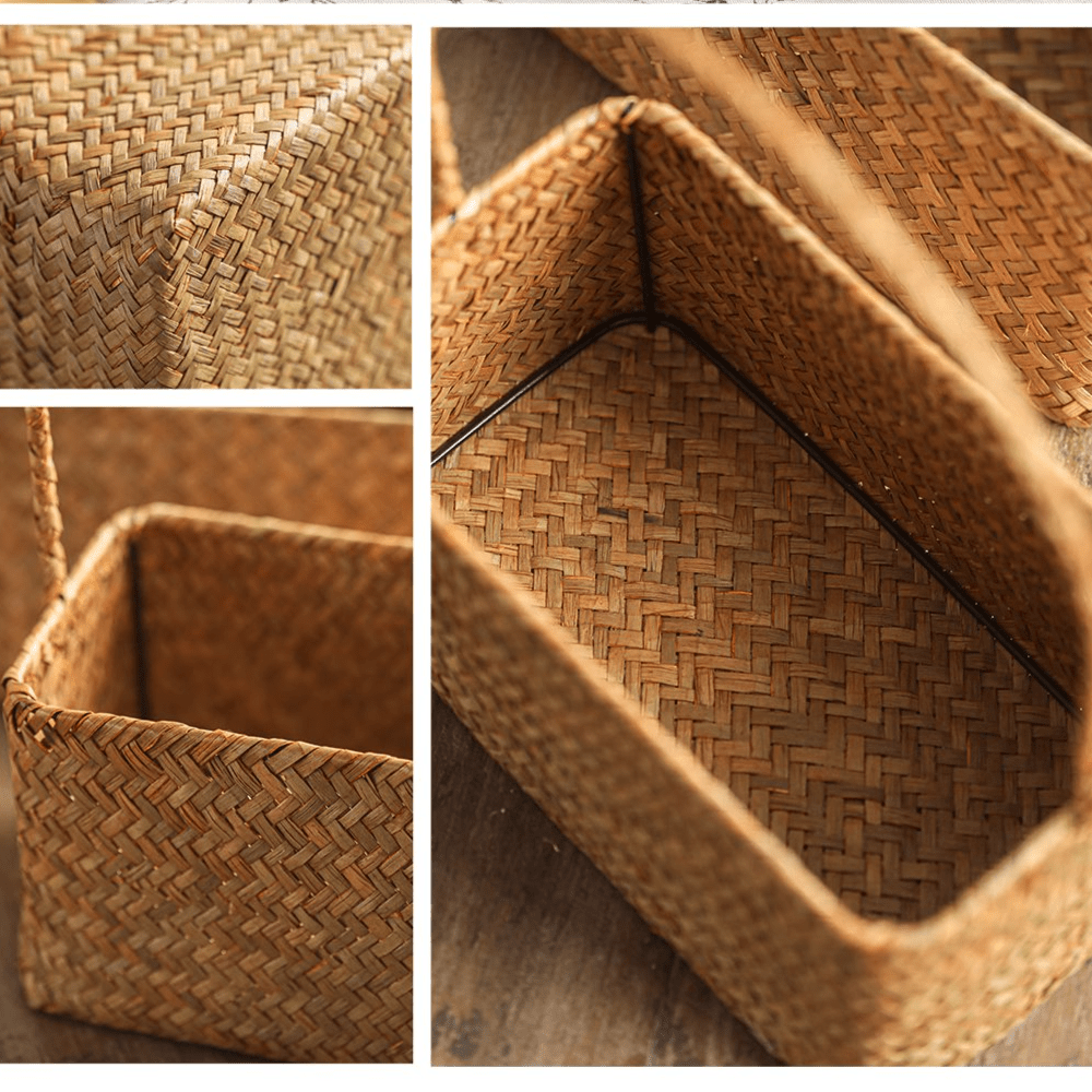 Natural Woven Carry Basket