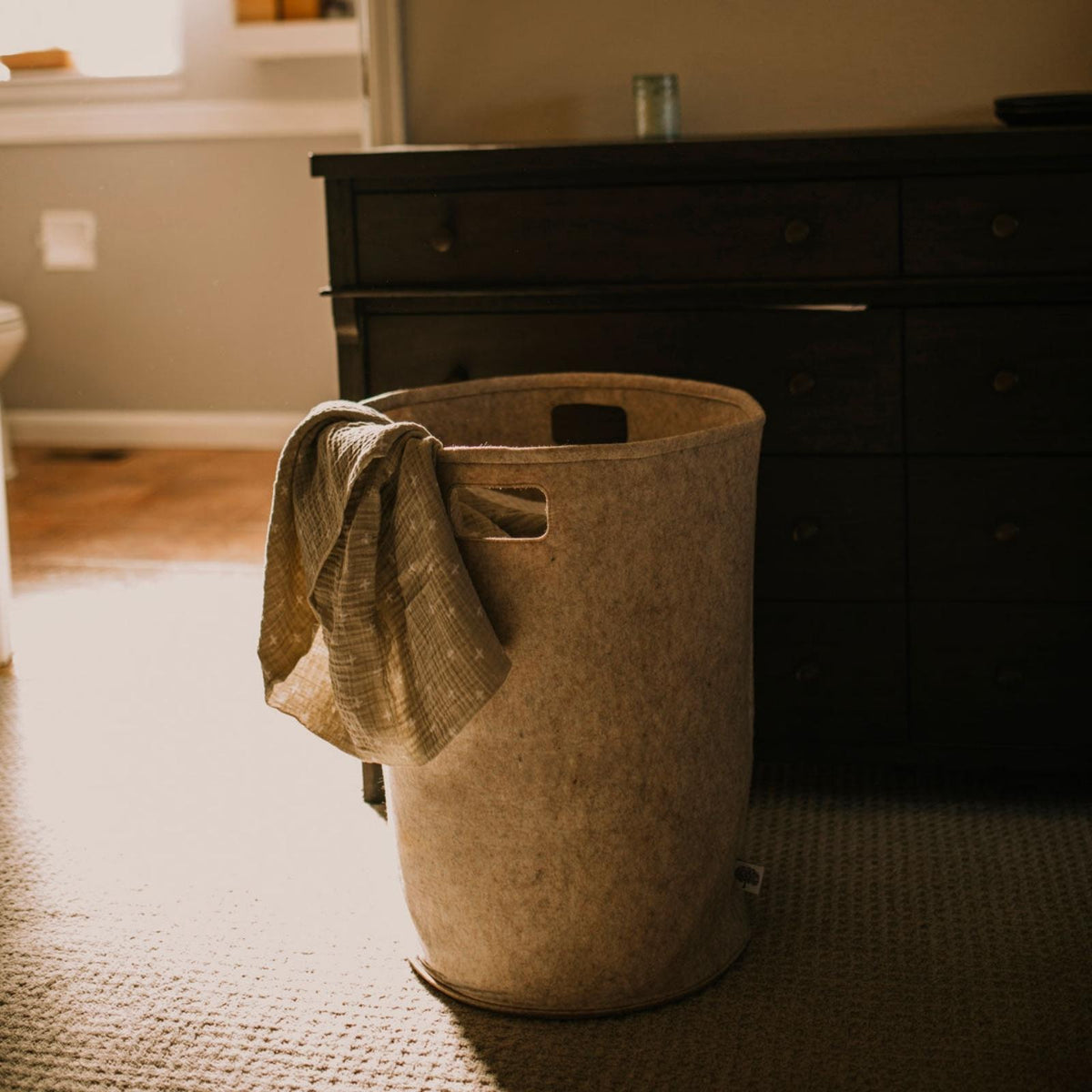 Soft Felt Everyday Laundry Hamper — product view 13