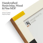 Warm Oak Modern Picture Frames — Set of 2