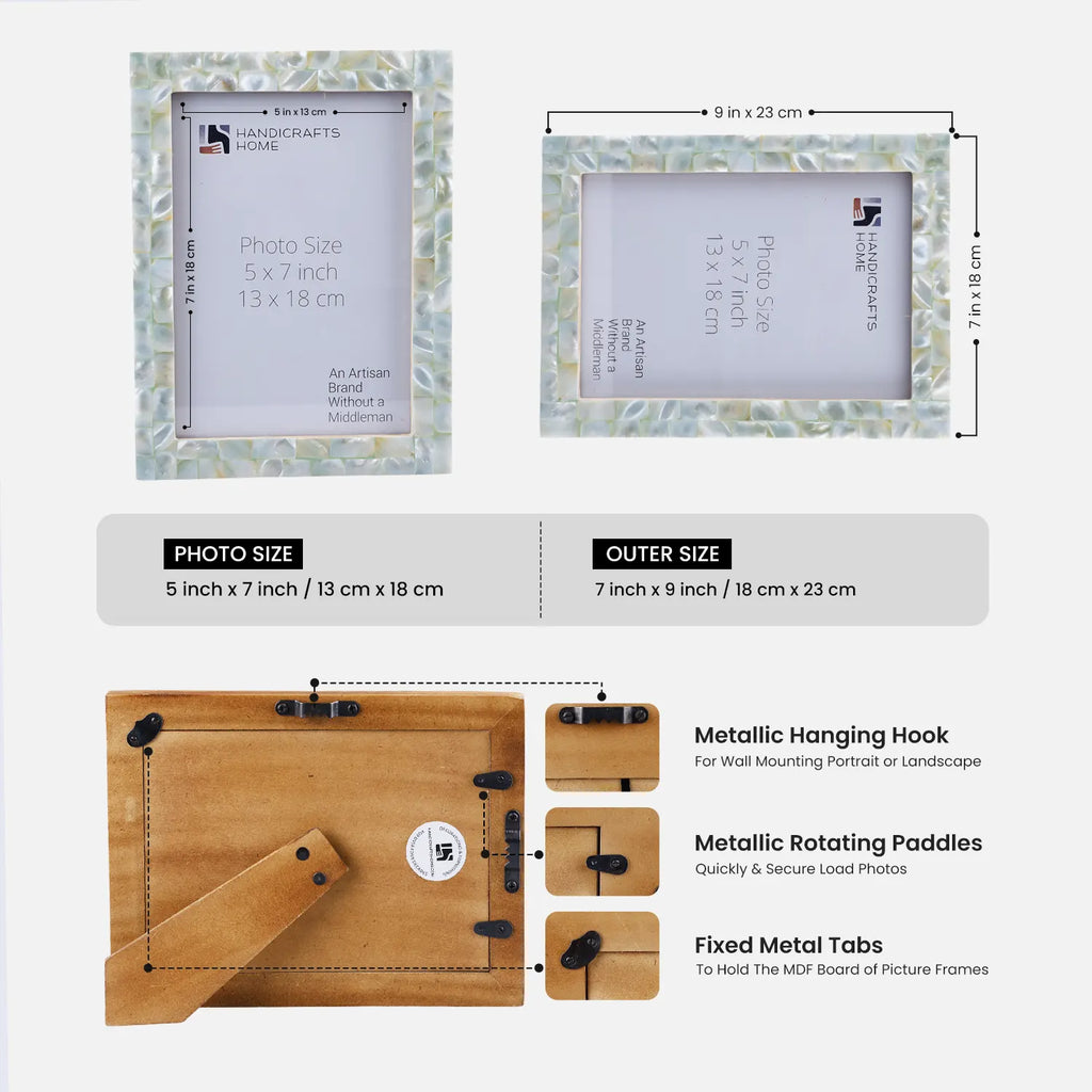 Green Mother-of-Pearl Inlay Frame