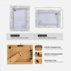 White Mother-of-Pearl Inlay Frame