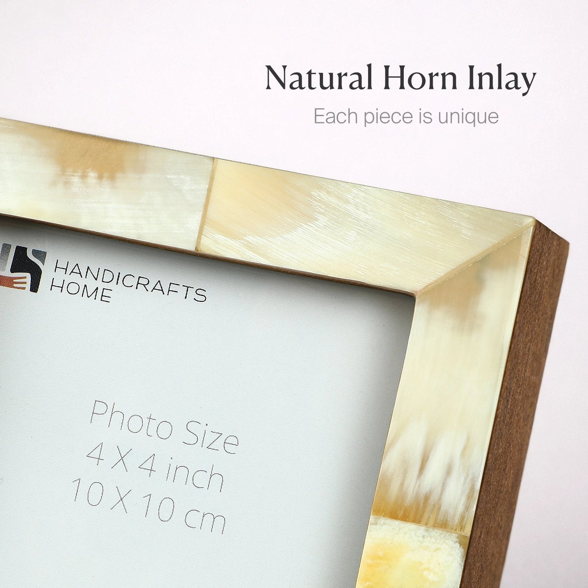 Horn Inlay Picture Frame