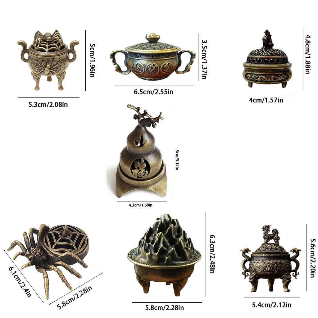 Zen Metal Incense Tower