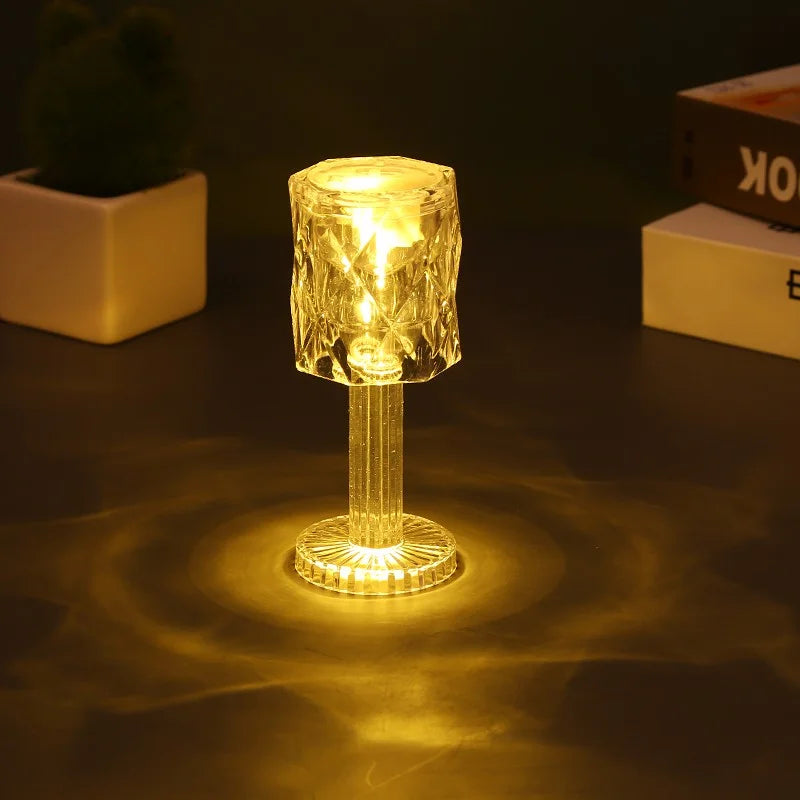 Crystal Glow Color-Changing Accent Lamp