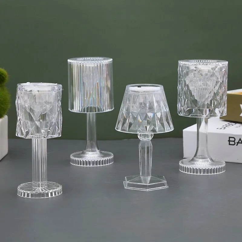Crystal Glow Color-Changing Accent Lamp