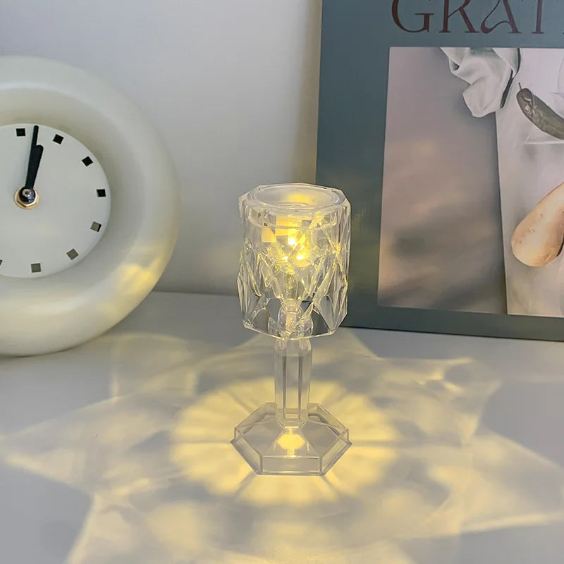 Crystal Glow Color-Changing Accent Lamp