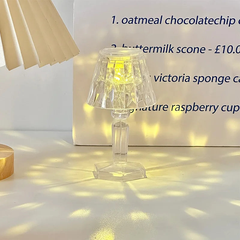 Crystal Glow Color-Changing Accent Lamp