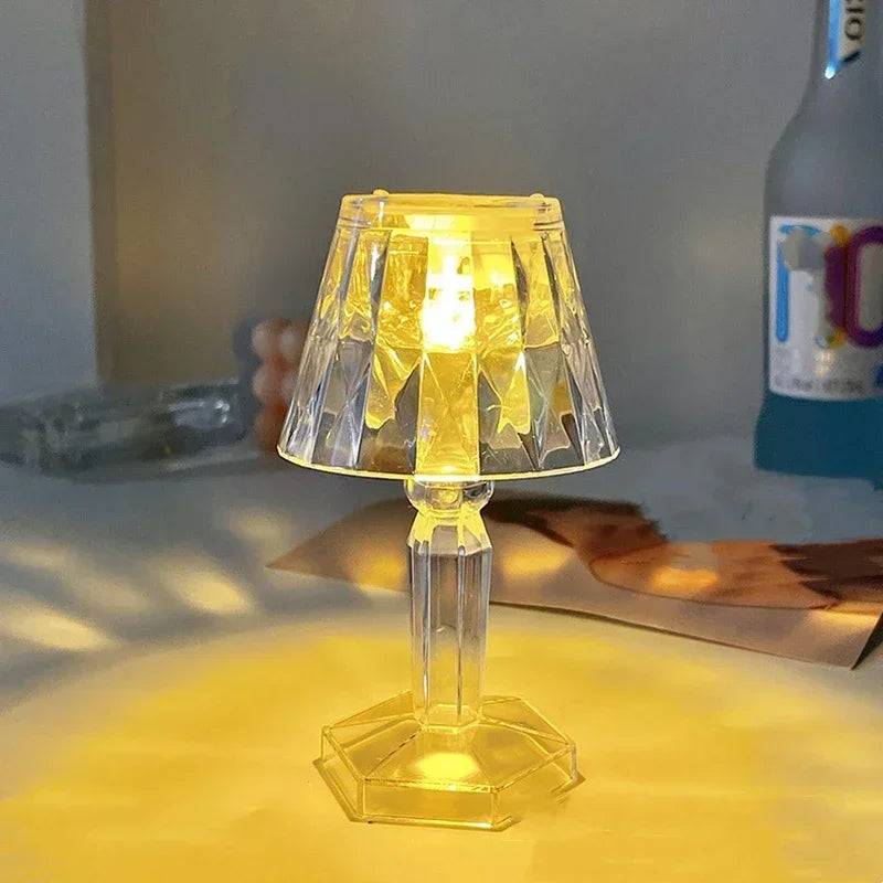 Crystal Glow Color-Changing Accent Lamp