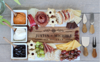 Marble & Acacia Charcuterie Board Set — 16.25 in. — product view 2