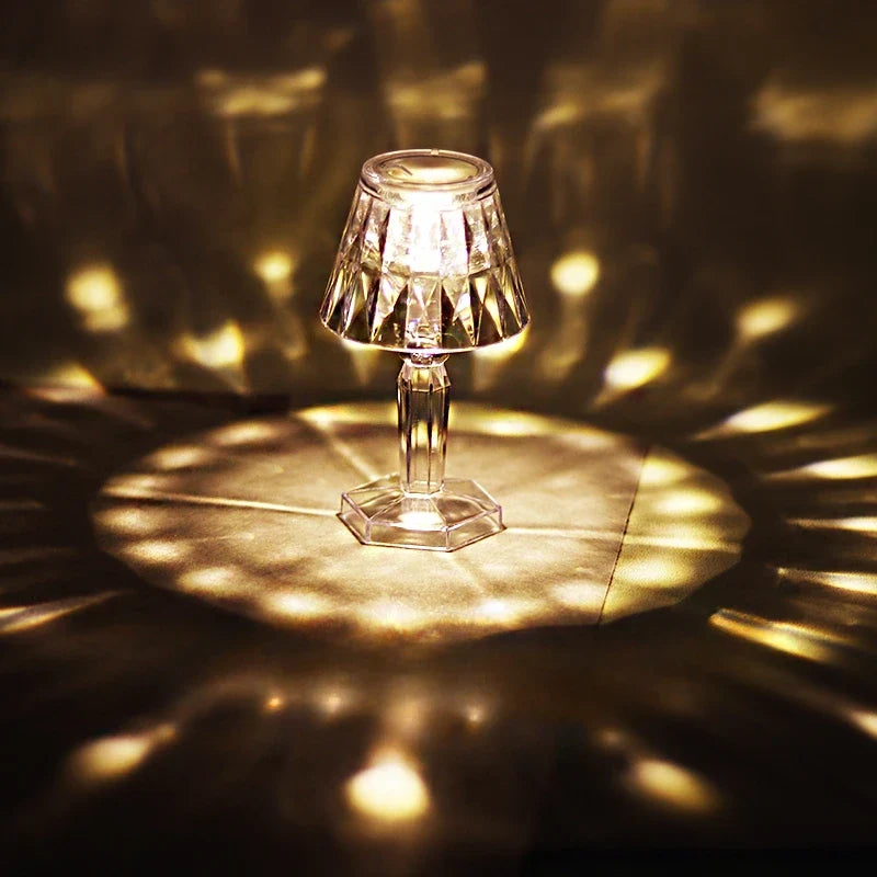 Crystal Glow Color-Changing Accent Lamp
