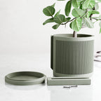 STREAM Ribbed Hanging Wall Planter
