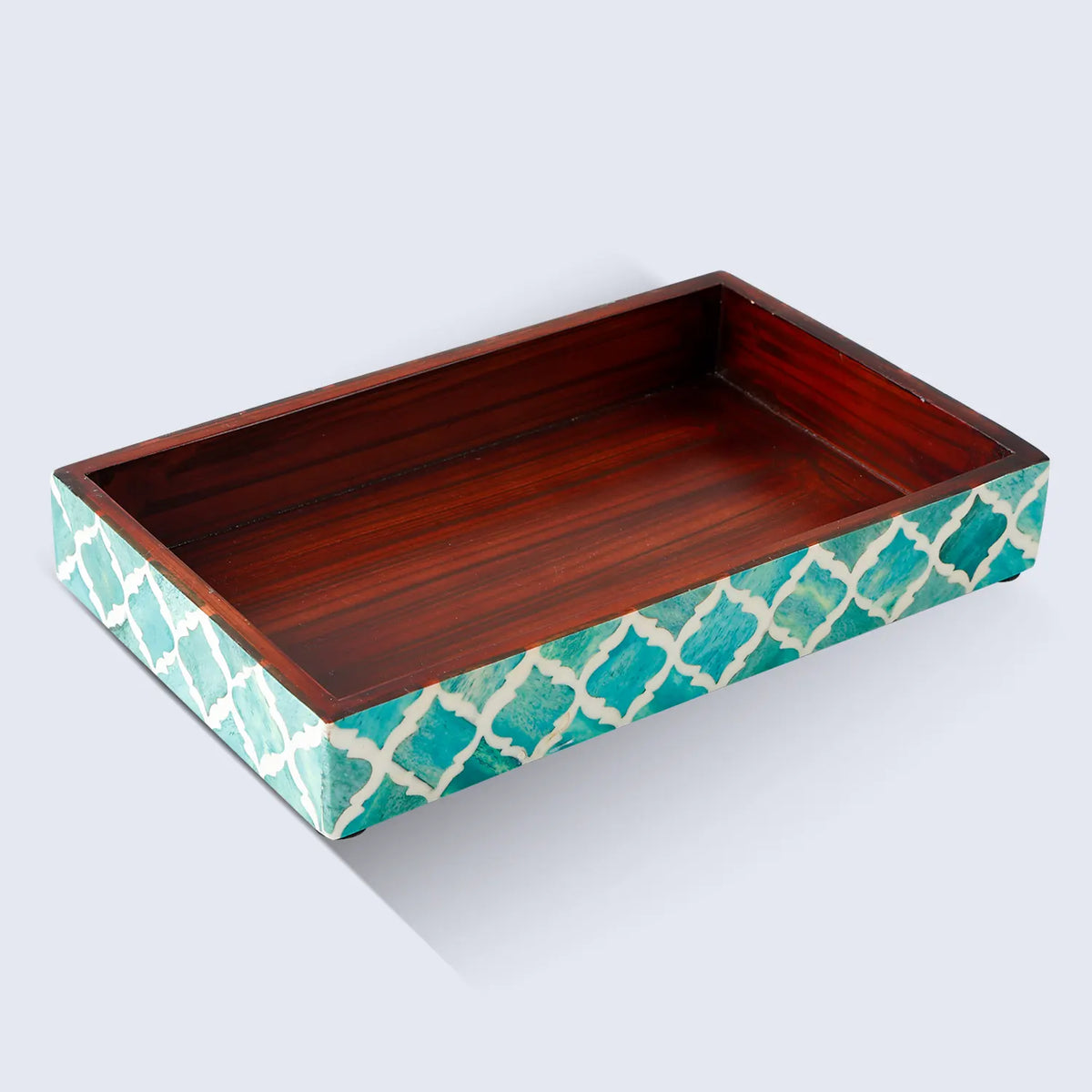 Moroccan Bone Inlay Vanity Tray