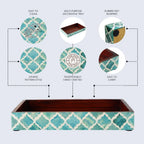 Moroccan Bone Inlay Vanity Tray