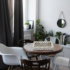 Black & White Moroccan Inlay Tray