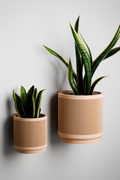 STREAM Ribbed Hanging Wall Planter